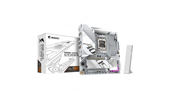 "AM5 Gigabyte B850M AORUS ELITE WF6E ICE"