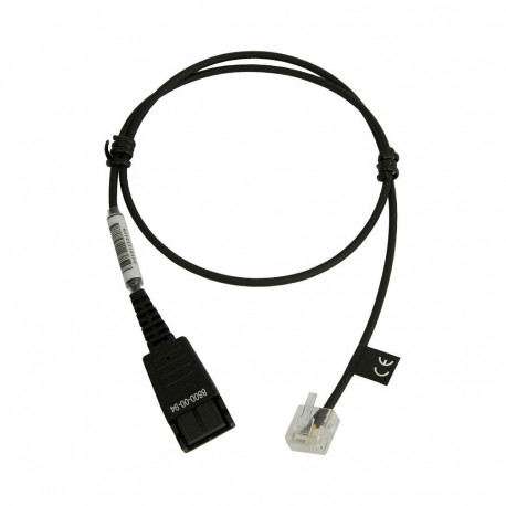 "Jabra QD Cord to RJ45 straight 0.5meters for Agfeo ST40"