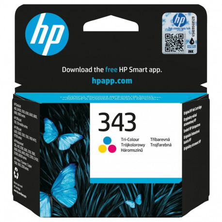 HP 343 originaal tindikassett C8766EE uus kolmevärviline standardmaht 7ml 330 lehekülge 1 pakk