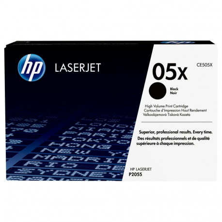 "HP original LaserJet Toner cartridge CE505X black high capacity 6.500 pages 1-pack Smart Printing T