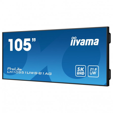 IIYAMA 265.9cm(105") LH10551UWS-B1AG 21:9 HDMI+DP+USB-C must jaemüügipakend (suurtoote tarne)