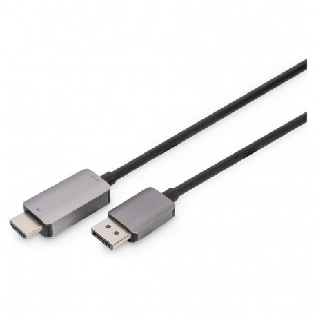 "DIGITUS DisplayPort Adapterkabel DP->HDMIA St/St 8K 1,8m sch"
