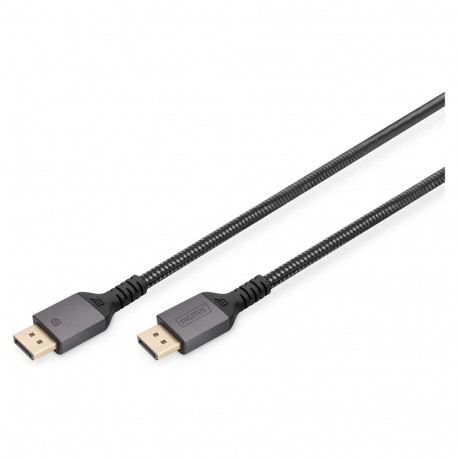 DIGITUS DisplayPort ühenduskaabel 2m alumiiniumist 8K must