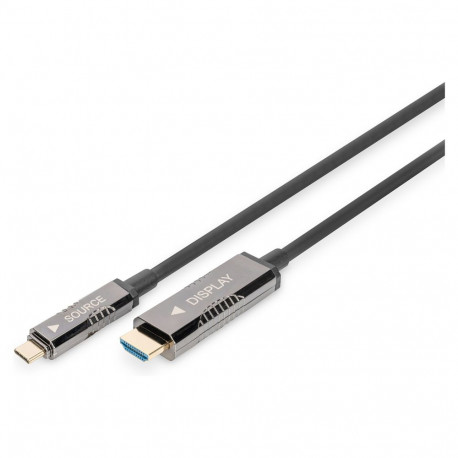DIGITUS 4K USB Typ - C HDMI AOC adapterkaabel, 20,0m