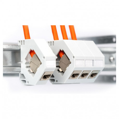 "DIGITUS Instal-kab Cat7 S/FTP tw.Pair 1000m orange AWG23/1 (Speditionsversand)"