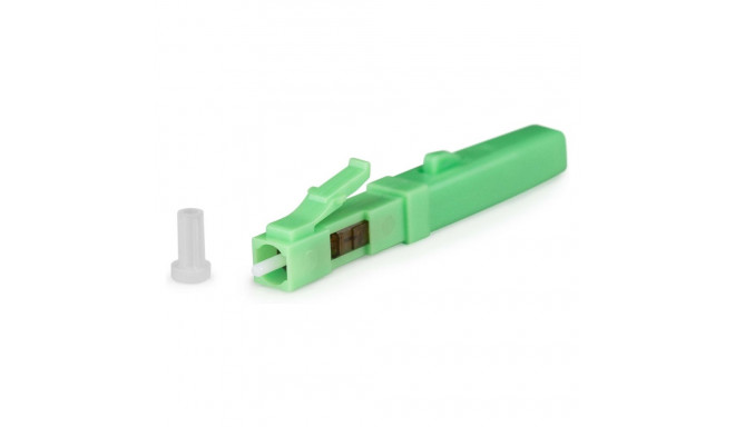 Digitus valguskaabli LC/APC Singlemode välipistik, 10 tk, roheline