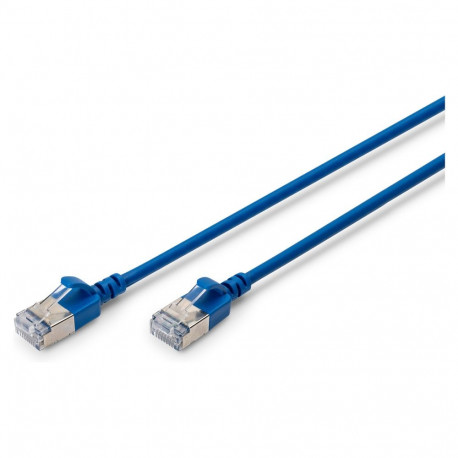 "DIGITUS Patchkabel CAT 6A F/FTP Slim 0,30m blau"