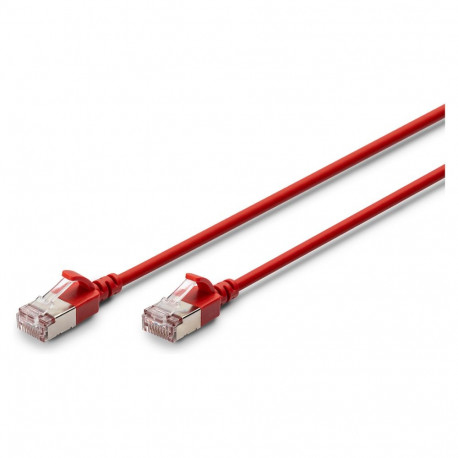 "DIGITUS Patchkabel CAT 6A F/FTP Slim 0,50m rot"