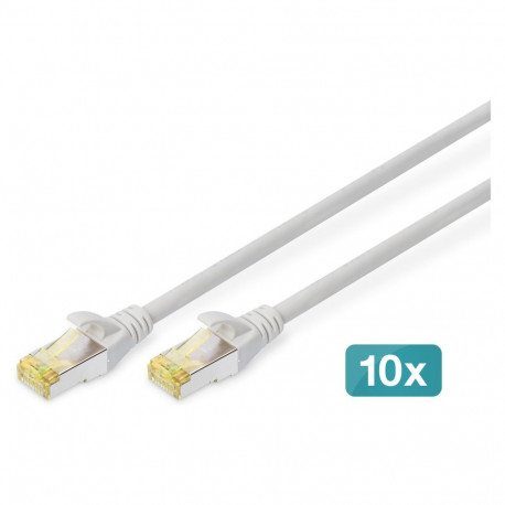 DIGITUS CAT 6A S/FTP patch-kaabel, 10 tk, 3m, hall