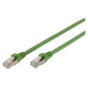 "DIGITUS CAT 6A S/FTP Patchkabel, PUR (TPU), 1m, grün"