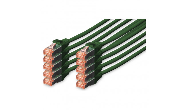 Digitus CAT 6 S/FTP võrgukaabel, 10 tk, 5m, roheline