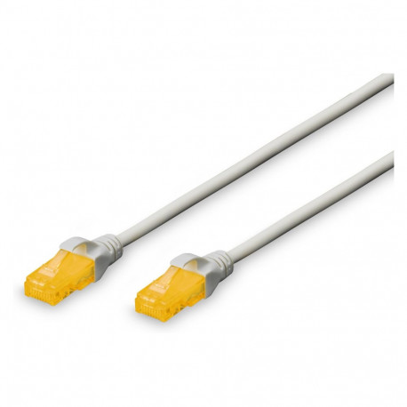"DIGITUS Patchkabel RJ45 U/UTP Cat6A 10.00m grau m. Hebelschu Polybeutel"