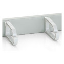 "Equip Kabelmanagement Panel 19"" 1HE hellgrau RAL 7035"
