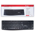 "Equip Kabelgebundene USB Keyboard schwarz.US Layout"