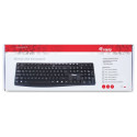 "Equip Kabelgebundene USB Keyboard schwarz.US Layout"