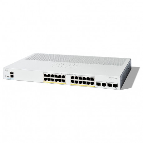 Cisco Catalyst 1300-24P-4X 24+4P M RM Poe+ kommutaator