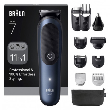 "Braun Series 7 All-In-One Style Kit AIO7540 245036 Akku deep blue metallic 11 Au"