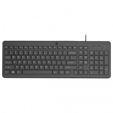 "HP 150 Kabelgebunden USB-A deutsch Schwarz"