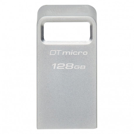 Kingston DataTraveler Micro 128GB USB 3.2 hõbedane mälupulk
