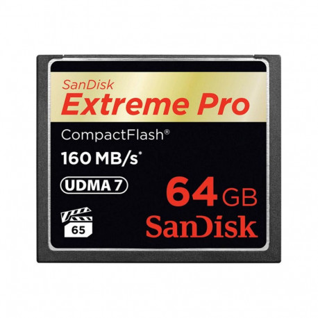 "Card  Sandisk  64GB Extreme PRO CompactFlash Speicherkarte 160MB/s"
