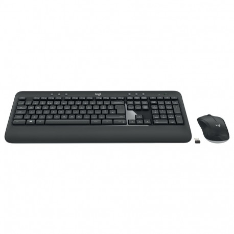 Logitech MK540 Advanced RF Wireless QWERTY UK inglise must-valge