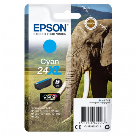 "Epson C13T24324012 cyan HC"