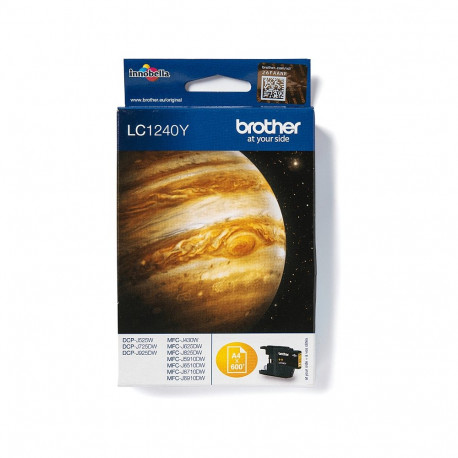 "Brother Tinte LC-1240Y Gelb bis zu 600 Seiten nach ISO/IEC 24711"