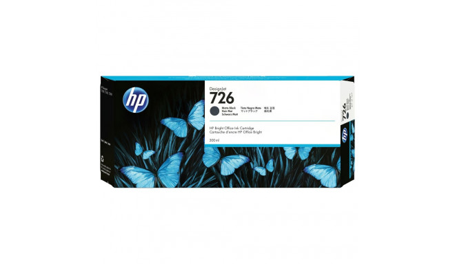 HP 726 originaalne tindikassett CH575A mattmust 300ml standardmaht Vivera tindiga