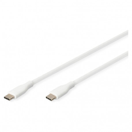 "DIGITUS USB 2.0 Kabel Typ C -C Silikon St/St 2m weiß"