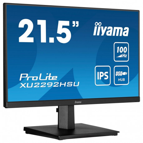 "IIYAMA 54.5cm (21.5"") XU2292HSU-B6 16:9 HDMI+DP+USB IPS bl."