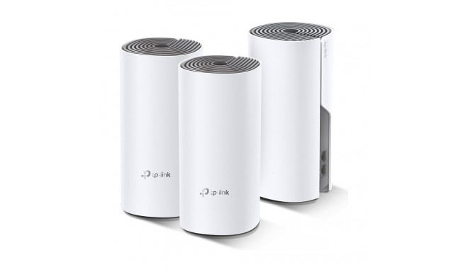 TP-LINK Deco E4 mesh-WLAN 3-pakk (ruuter, 2 laiendajat) AC1200