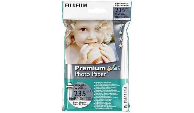 Fujifilm fotopaber Premium Plus 10x15 Glossy 50 lehte