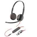 "HP Poly Headset Blackwire C3225 Stereo USB-C/A & 3.5 mm"
