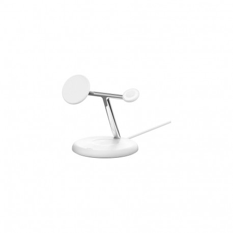 Belkin BoostCharge Pro 3-in-1 laadimisjaam Qi2-ga, valge