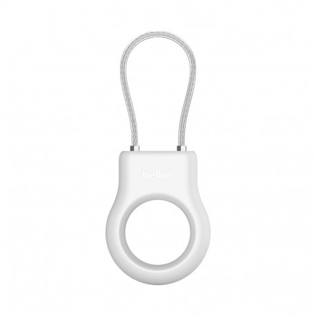Belkin turvahoidik Apple AirTagile traatsilmusega, valge