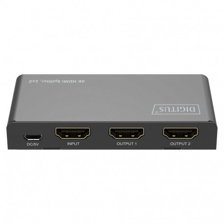 DIGITUS HDMI-jaotur 1x2 4K/60Hz HDCP 2.3 EDID-juhtimine