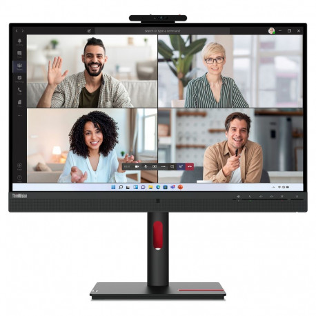 "68,6cm/27"" (2560x1440) Lenovo ThinkVision T27hv-30 16:9 QHD IPS 4ms 75Hz HDMI DP USB-C Speaker Piv