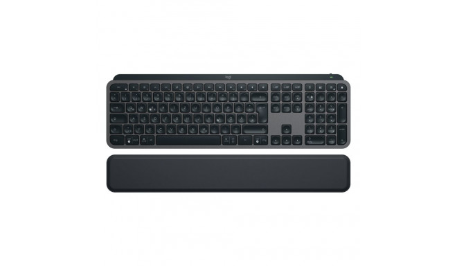 "Logitech MX Keys S USB Graphite QWERTZ DE Palm Rest"