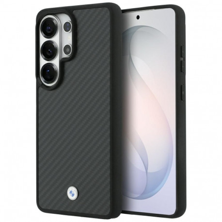 BMW BMW Sign Magnetic Carbon Fiber MagSafe Case for Samsung Galaxy S26 Ultra - Black