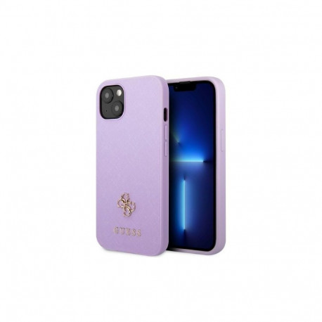 Guess Guess GUHCP13MPS4MU iPhone 13 6.1" purple/purple hardcase Saffiano 4G Small Metal Logo