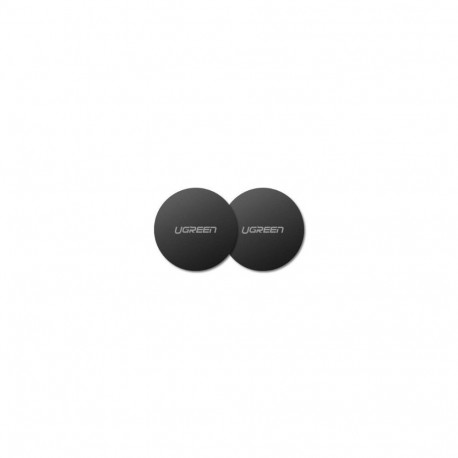 Ugreen 2x metal plates plate for magnetic phone holders Black