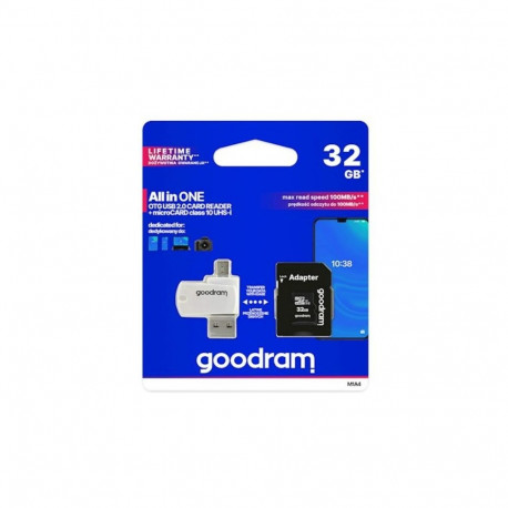 Goodram Memory card 32GB microSDHC cl. 10 UHS-I + adapter + card reader