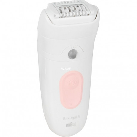 Braun Silk-épil 5-000, epilator (white/pink, incl. cleaning brush)