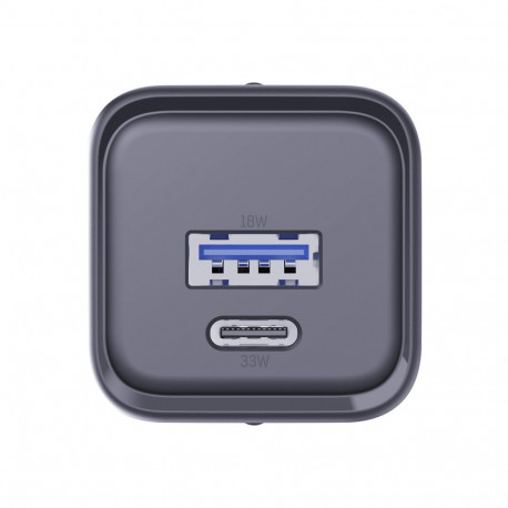 3mk Hyper Charger PD 33W GaN QC4+ PPS AFC FCP SCP 1A1C Wall Charger - Black