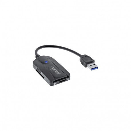 InLine Card reader USB 3.1 USB-A, for SD/SDHC/SDXC, microSD, UHS-II compatible