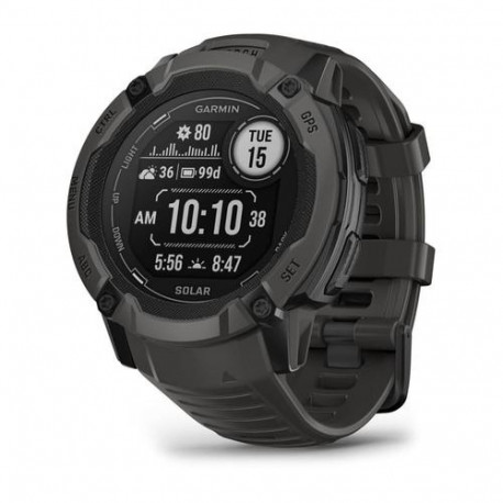 Garmin Instinct 2X Solar 2.79 cm (1.1") MIP 50 mm Digital 176 x 176 pixels Touchscreen Graphite