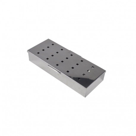 WOODCHIP SMOKER BOX 23X9,5X4CM CELLO S/S