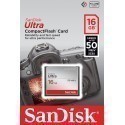 SanDisk memory card CF 16GB Ultra 50MB/s