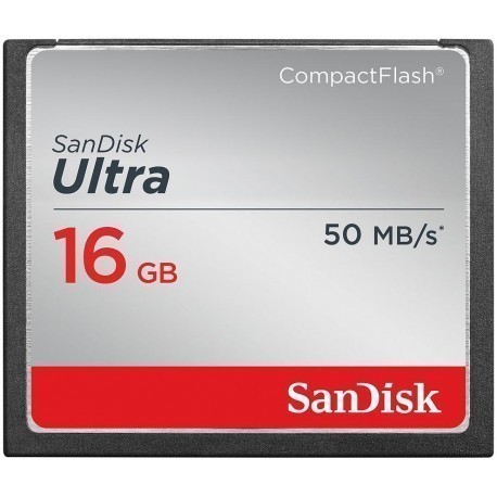 SanDisk mälukaart CF 16GB Ultra 50MB/s