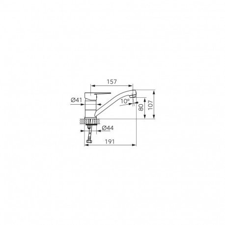 MIXER WASHBAS FERRO RENNTO BNT2A. CHROME